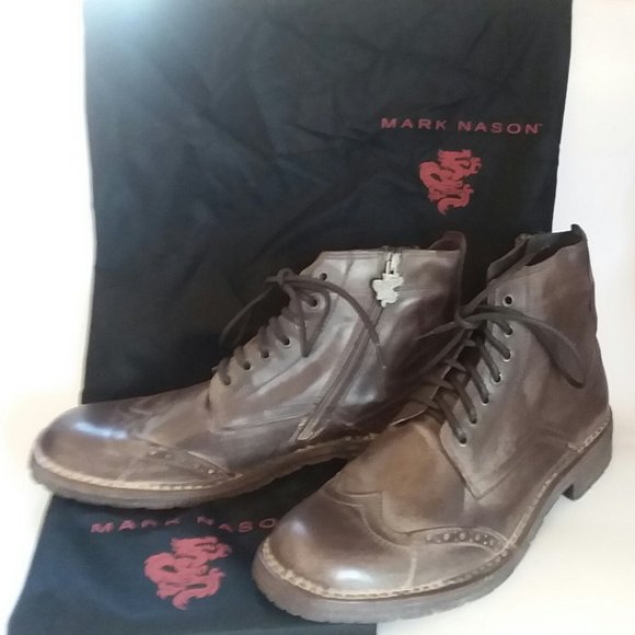 #8 NEW MARK NASON Dark Brown Hideaway boots main image 10